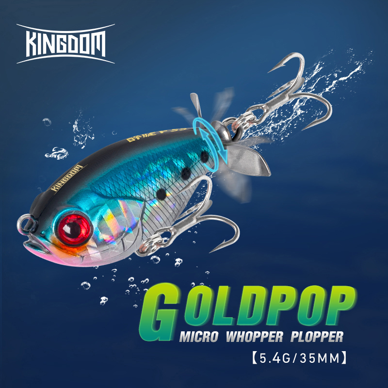 Fishing Lure Spoon - Kingdom Propeller Topwater Popper Fishing Lure