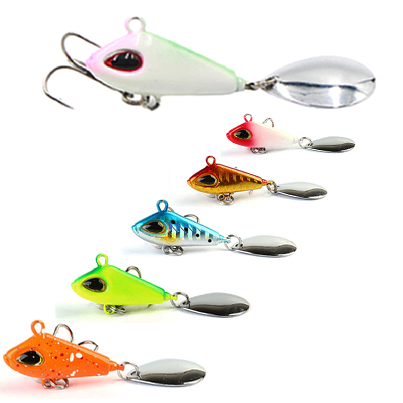Fishing Lure Spoon - 1pc 6/11/18/22g VIB Crankbaits Fishing Lure