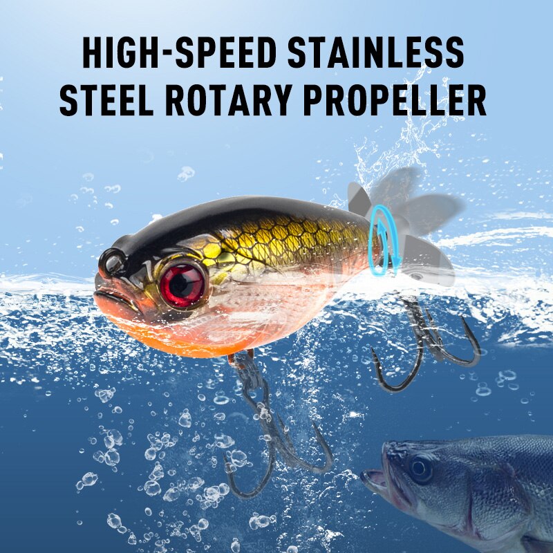Kingdom Propeller Topwater Pop - Fishing Lure Spoon recension och pris