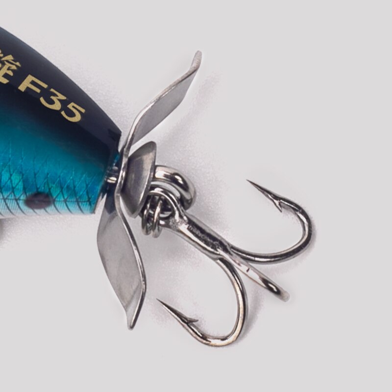 Kingdom Propeller Topwater Pop - Fishing Lure Spoon recension och pris