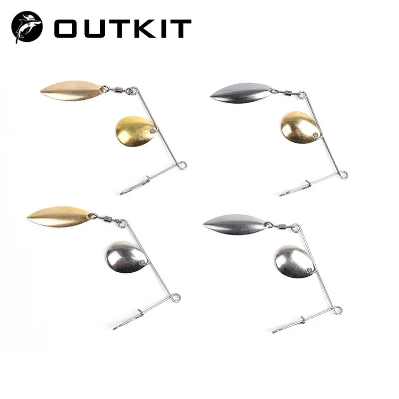 OUTKIT 5pcs 2.5g Spinner Fishi - Fishing Lure Buzzbait recension och pris