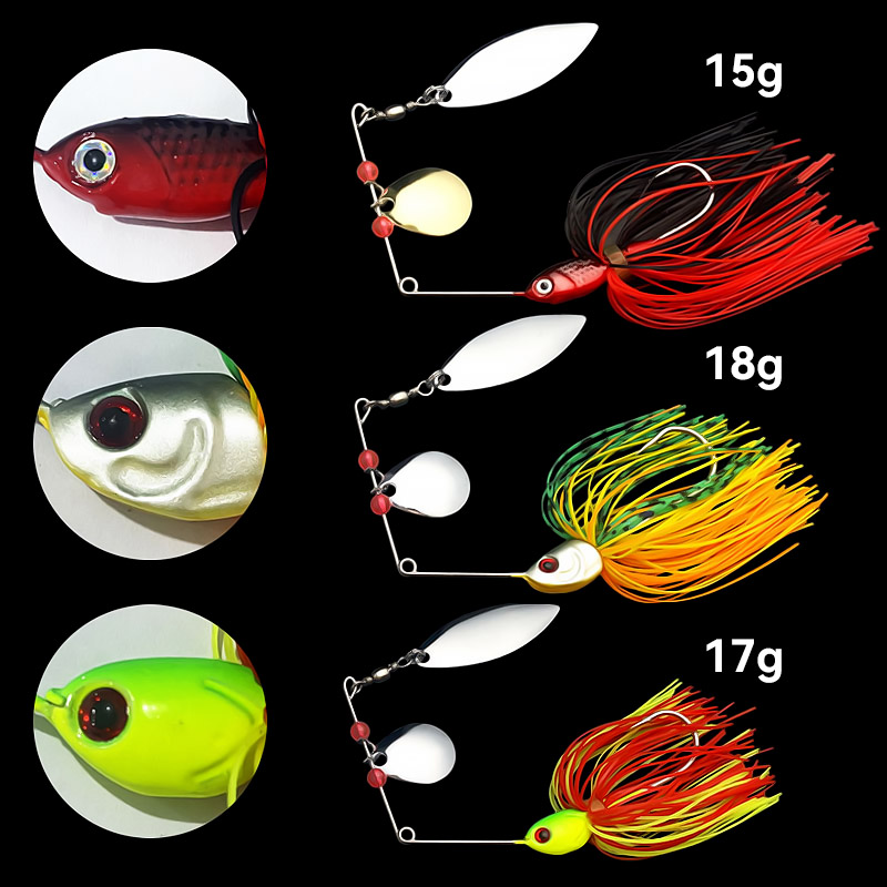 Bazooka 15g 18g Spinnerbait Fi - Fishing Lure Buzzbait recension och pris