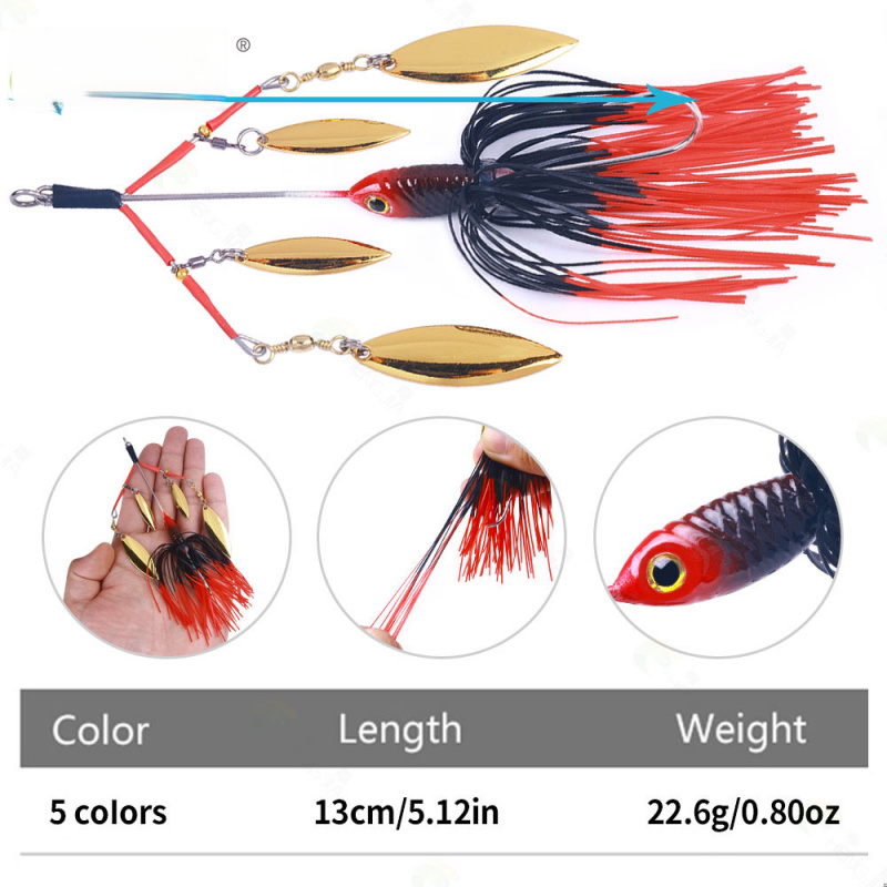 13CM22gLure bait with composit - Fishing Lure Blade Bait recension och pris