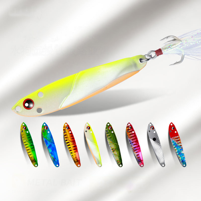 1PC Metal Jig 3D Fish Bait Tac - Fishing Lure Spoon recension och pris