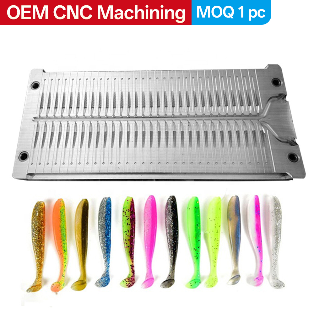Custom Injection Molded Soft F - Fishing Lure Soft Plastic recension och pris