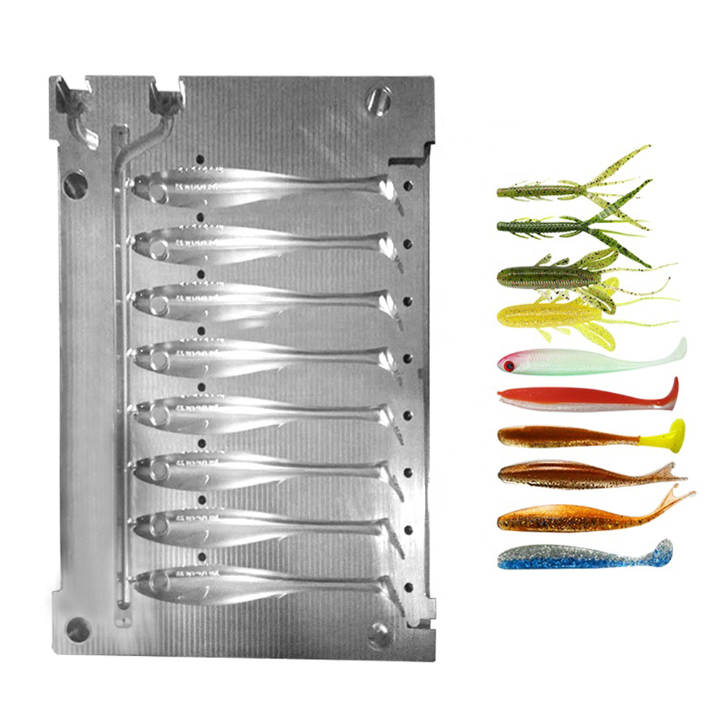Custom Injection Molded Soft F - Fishing Lure Soft Plastic recension och pris