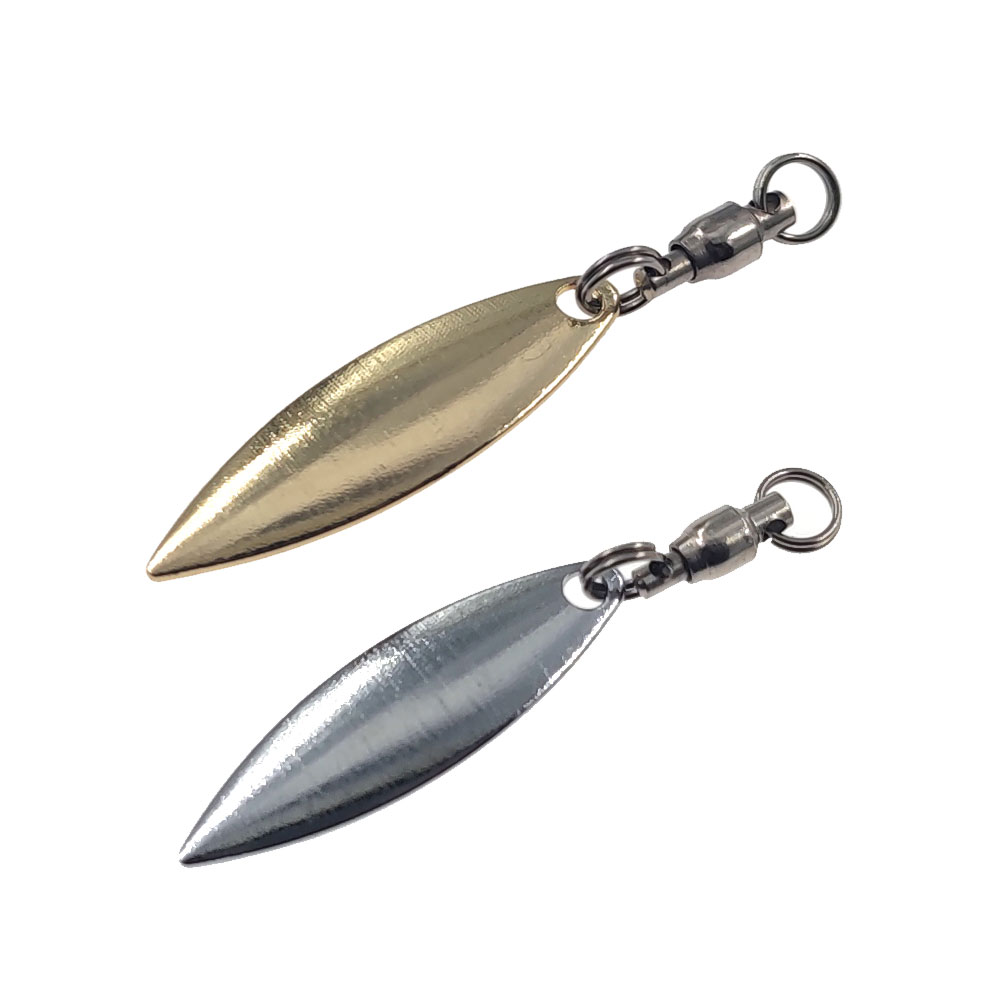 10pcs Willowleaf Blades Spinne - Fishing Lure Blade Bait recension och pris