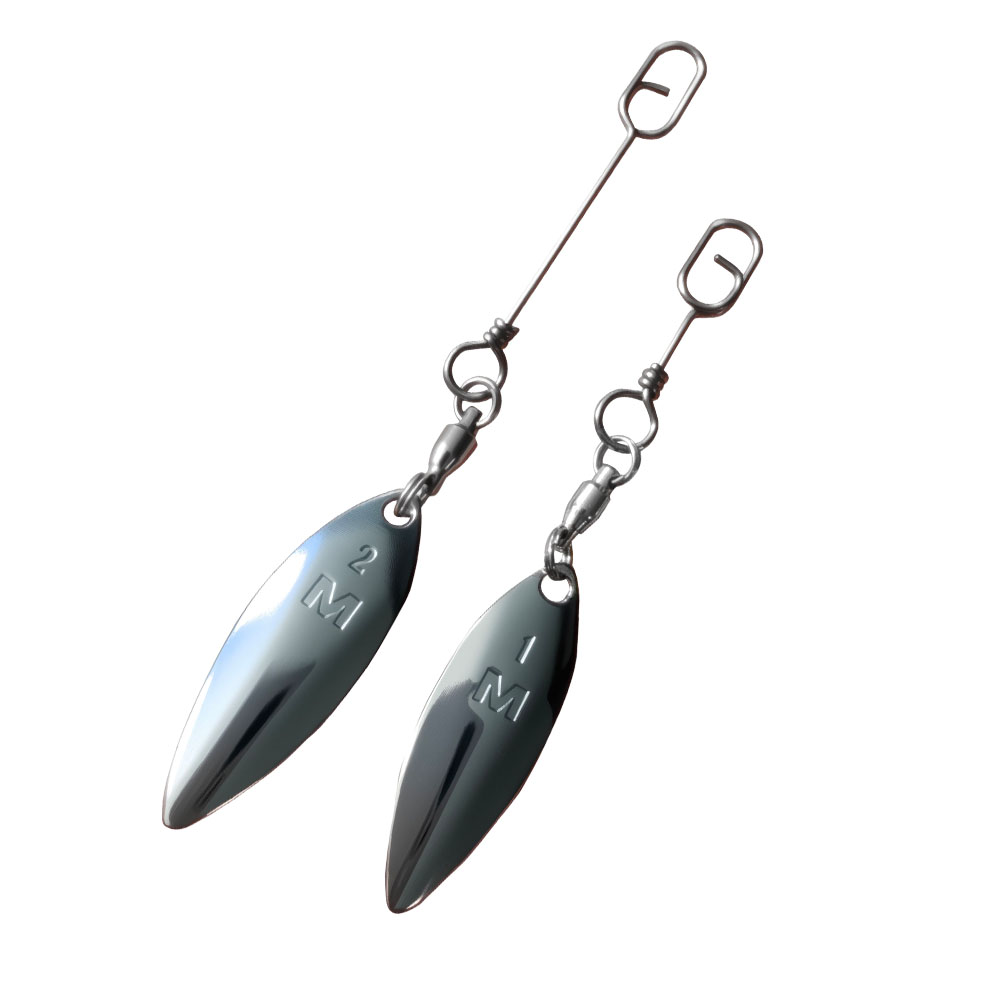 10pcs Willowleaf Blades Spinne - Fishing Lure Blade Bait recension och pris