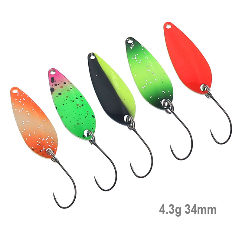 Fishing Spoon 4.3g 34mm UV Col - Fishing Lure Spoon recension och pris
