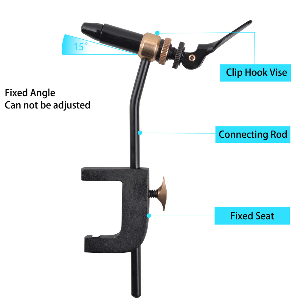 Rotary Fly Tying Vise Tool Saf - Fishing Lure Making Kit recension och pris