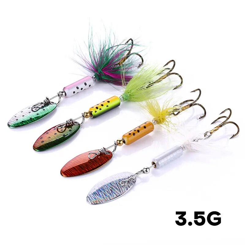 Metal VIB Lures 1PCS 3.5g Feat - Fishing Lure Spoon recension och pris