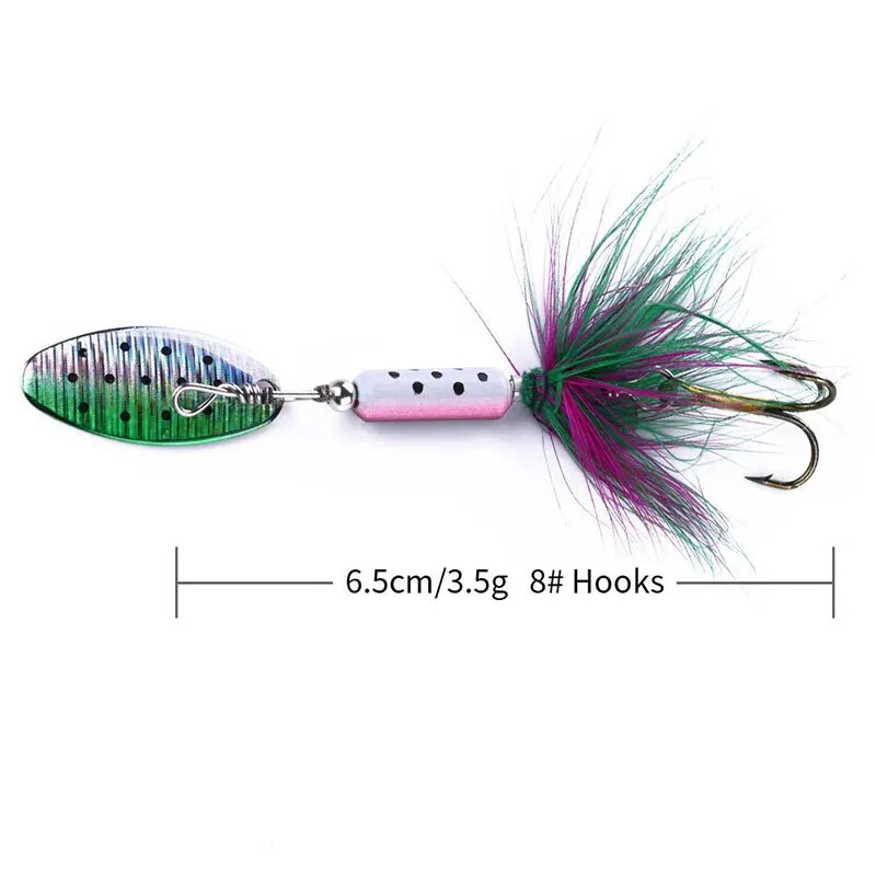 Metal VIB Lures 1PCS 3.5g Feat - Fishing Lure Spoon recension och pris