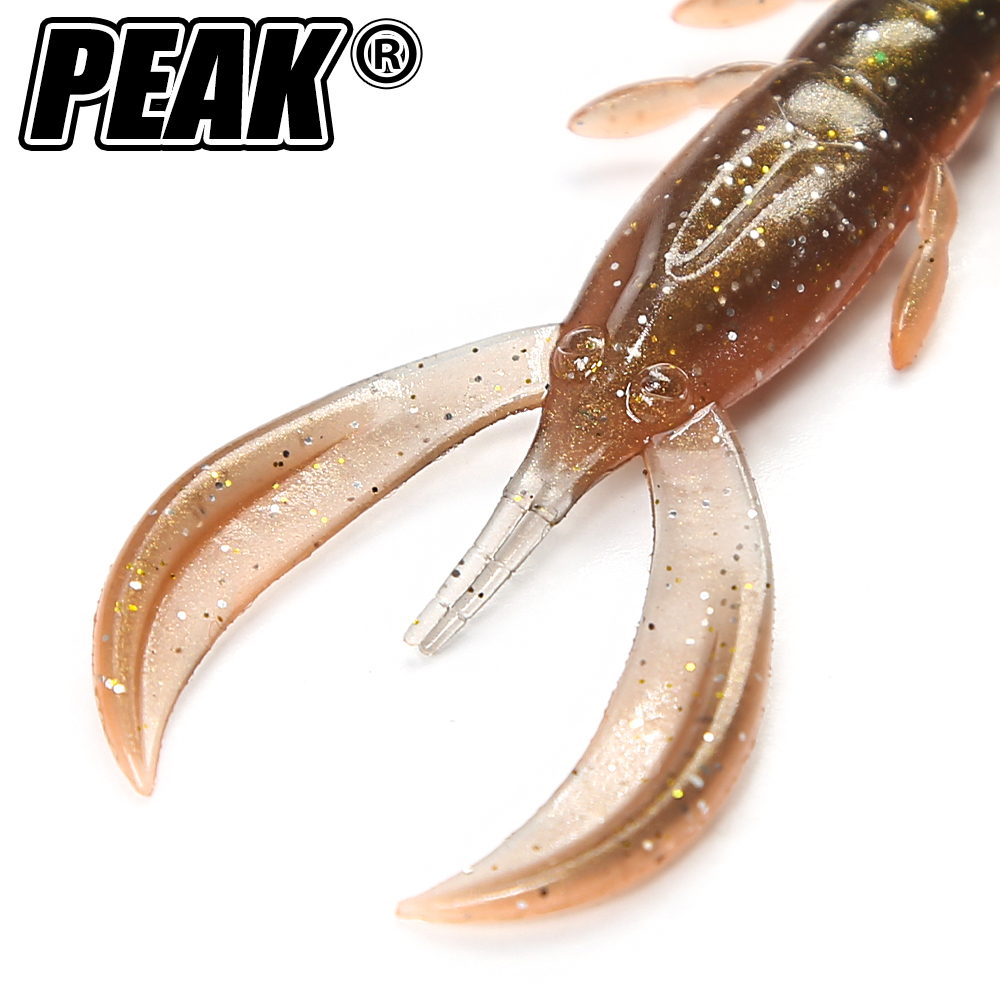 PEAK CRAZY 63mm/2.5in Lobster  - Fishing Lure Soft Plastic recension och pris