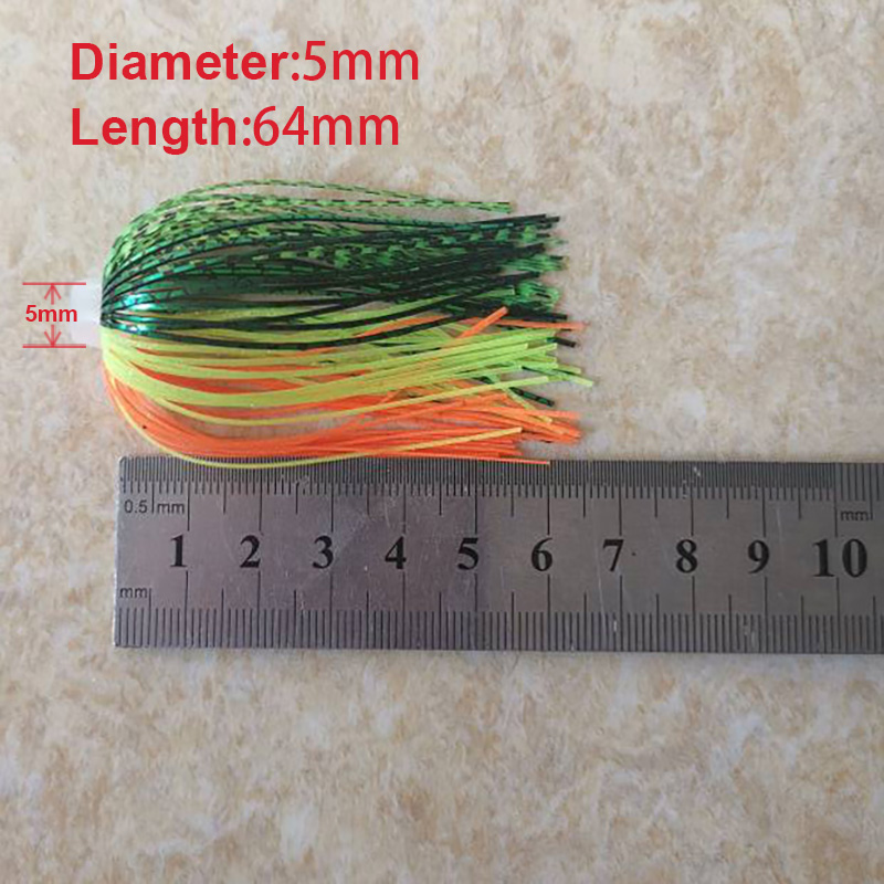 5 pcs/lot  88 Strands  64mm Si - Fishing Lure Buzzbait recension och pris