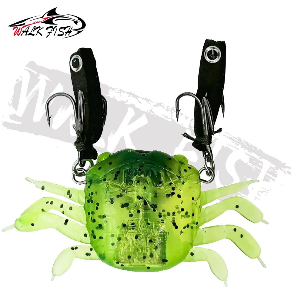 WALK FISH 1PCS Crab Soft Lure  - Fishing Lure Soft Plastic recension och pris