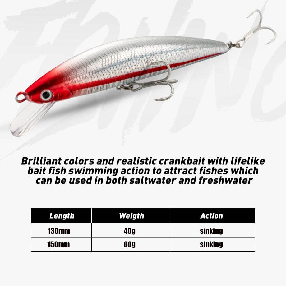 Fishing Lure Sinking Minnow 13 - Fishing Lure Jerkbait recension och pris