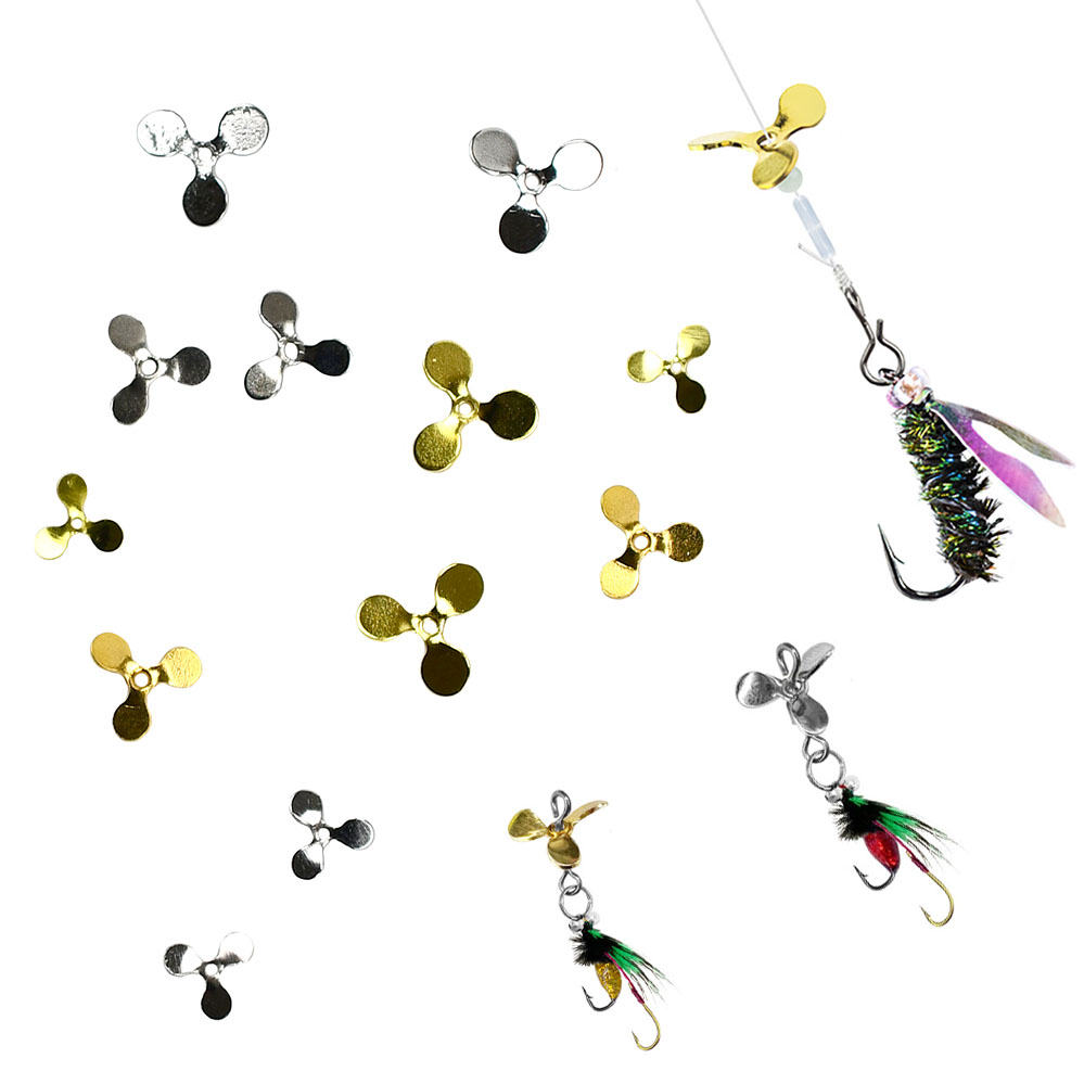 20Pcs Turbo Prop Spinner Three - Fishing Lure Blade Bait recension och pris