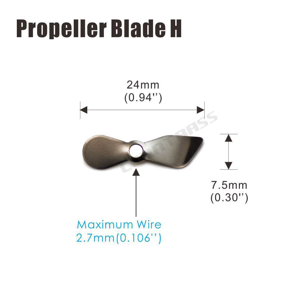 Countbass 50pcs Stainless Stee - Fishing Lure Blade Bait recension och pris